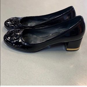 Tory Burch Patent Leather Block Heels